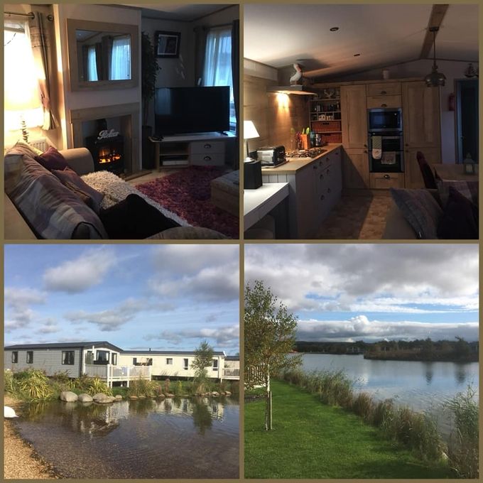  The red and white stars on the map our side by side Homes pet-free both of them   ideal for groups staying sleep 16 max beetween the two homes ..........lake front to otter lake stunning view 
