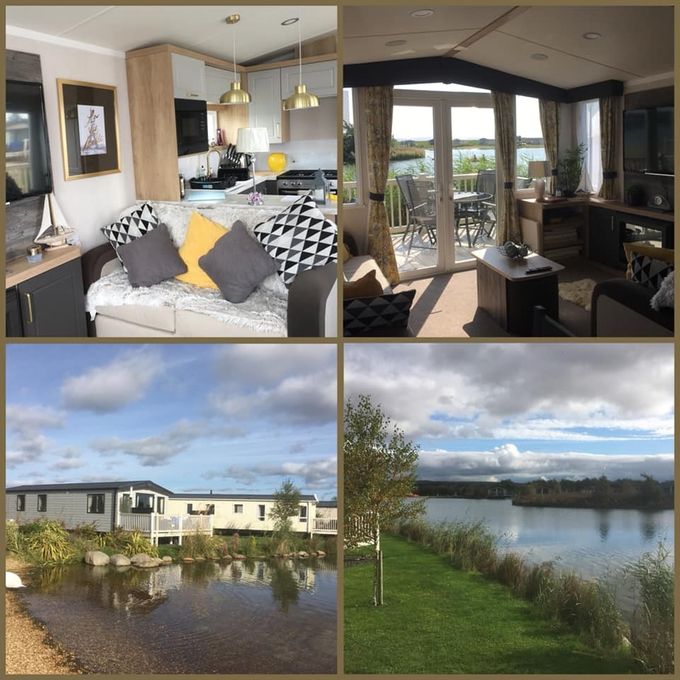 stunning lake front 3 bed room  holiday home 